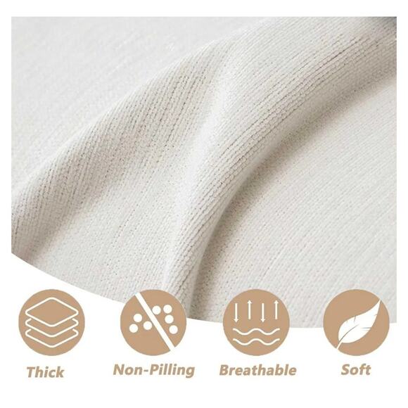 Boho Couch Cover Xl 118 In X 73 In Couch Sofa Non Slip Thick Chenille New - Picture 3 of 8